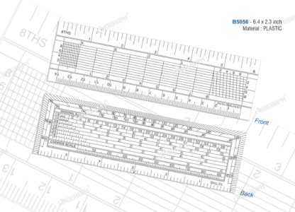 B5056 - Diagonal Plastic Scale