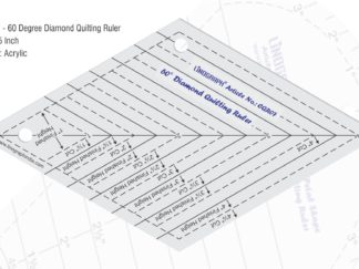 CQR07-60° Diamond Quilting Ruler