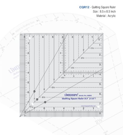 CQR12-Quilting Square Ruler