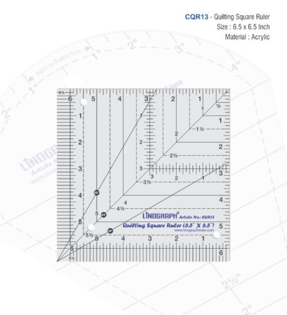 CQR13-Quilting Square Ruler