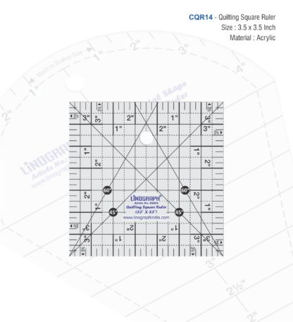 CQR14-Quilting Square Ruler