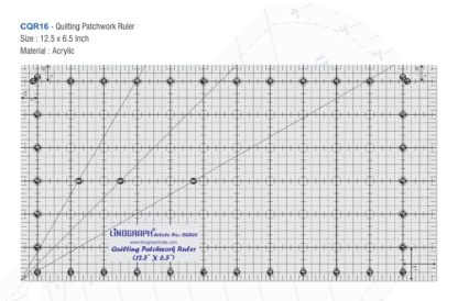 CQR16-Quilting Patchwork Ruler