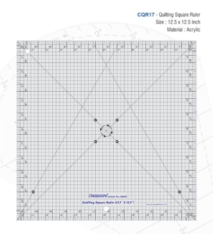 CQR17-Quilting Square Ruler