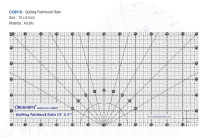 CQR19-Quilting Patchwork Ruler