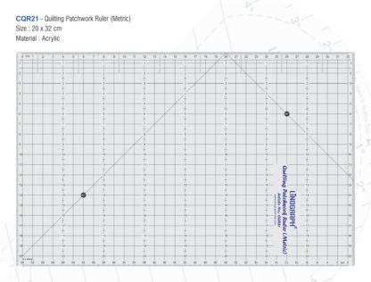 CQR21-Quilting Patchwork Ruler