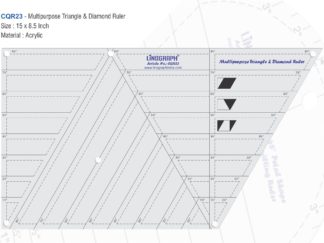 CQR23-Multipurpose Triangle & Diamond Ruler