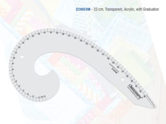 D3003M - Armhole Curve 23cm - Acrylic/Markings