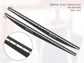 D3251CB - Arm Curve 60 Cms Black