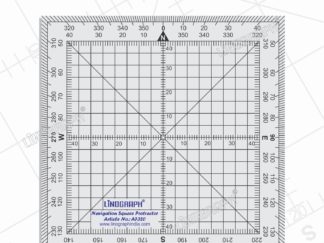 A7320 - Navigation Square Protractor (Narrow Grid)