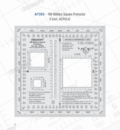 A7353 - RM Military Square Protractor