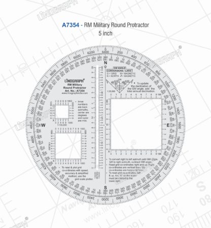 A7354 - RM Military Round Protractor