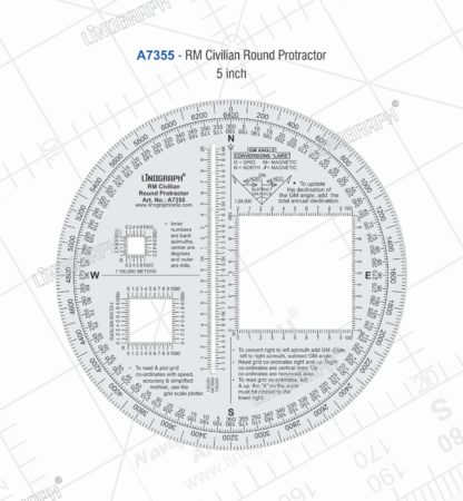 A7355 - RM Civilian Round Protractor