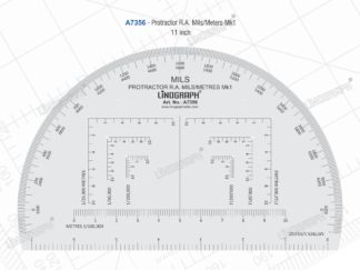 A7356 - Protractor R.A. MILS/METRES Mk1