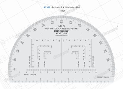 A7356 - Protractor R.A. MILS/METRES Mk1