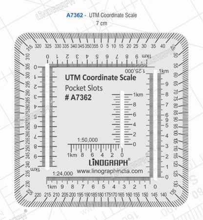 A7362 - UTM Coordinate Scale - Ratio : 24,000 ; 25000 ; 50000