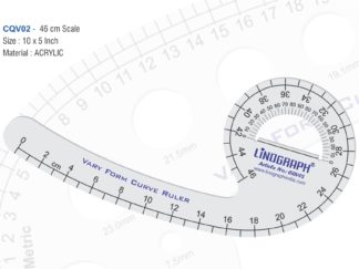 CQV02-Vary Form Curve Ruler (46cms Marking) 10" x 5"