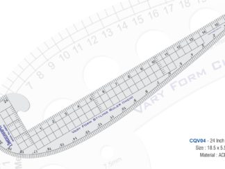 CQV04-Vary Form Styling Ruler (24" Marking) 18.5" x 5.5"