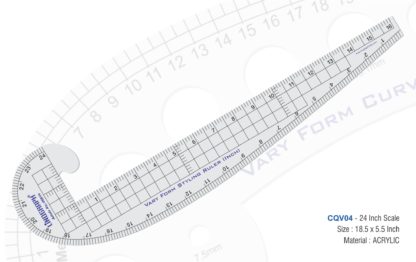 CQV04-Vary Form Styling Ruler (24" Marking) 18.5" x 5.5"