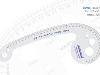 CQV06-Vary Form Curve Ruler (40cms Marking) 12.5" x 5.5"