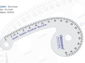 CQV07-Vary Form Curve Ruler (35cms Marking) 10" x 5"