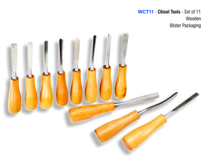 WCT11 - Wood Cutting Chisel (Set of 11)