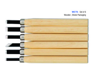 WCT6 - Wood Cutting Tools (Set of 6)