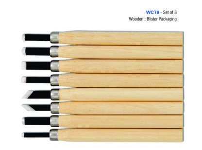 WCT8 - Wood Cutting Tools (Set of 8)