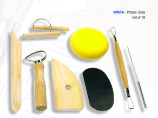 WMT6 - Pottery Tools (Set of 10) Assorted